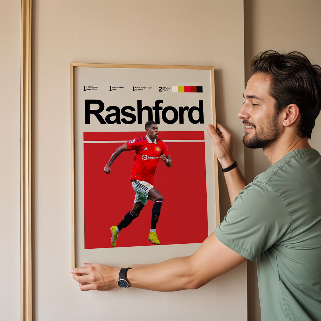 Manchester United - Marcus Rashford Poster