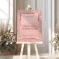 Rose Gold Holy Communion Welcome Sign