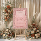 Rose Gold Wedding Welcome Sign