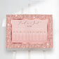 Rose Gold Wedding Seating Plan Sign