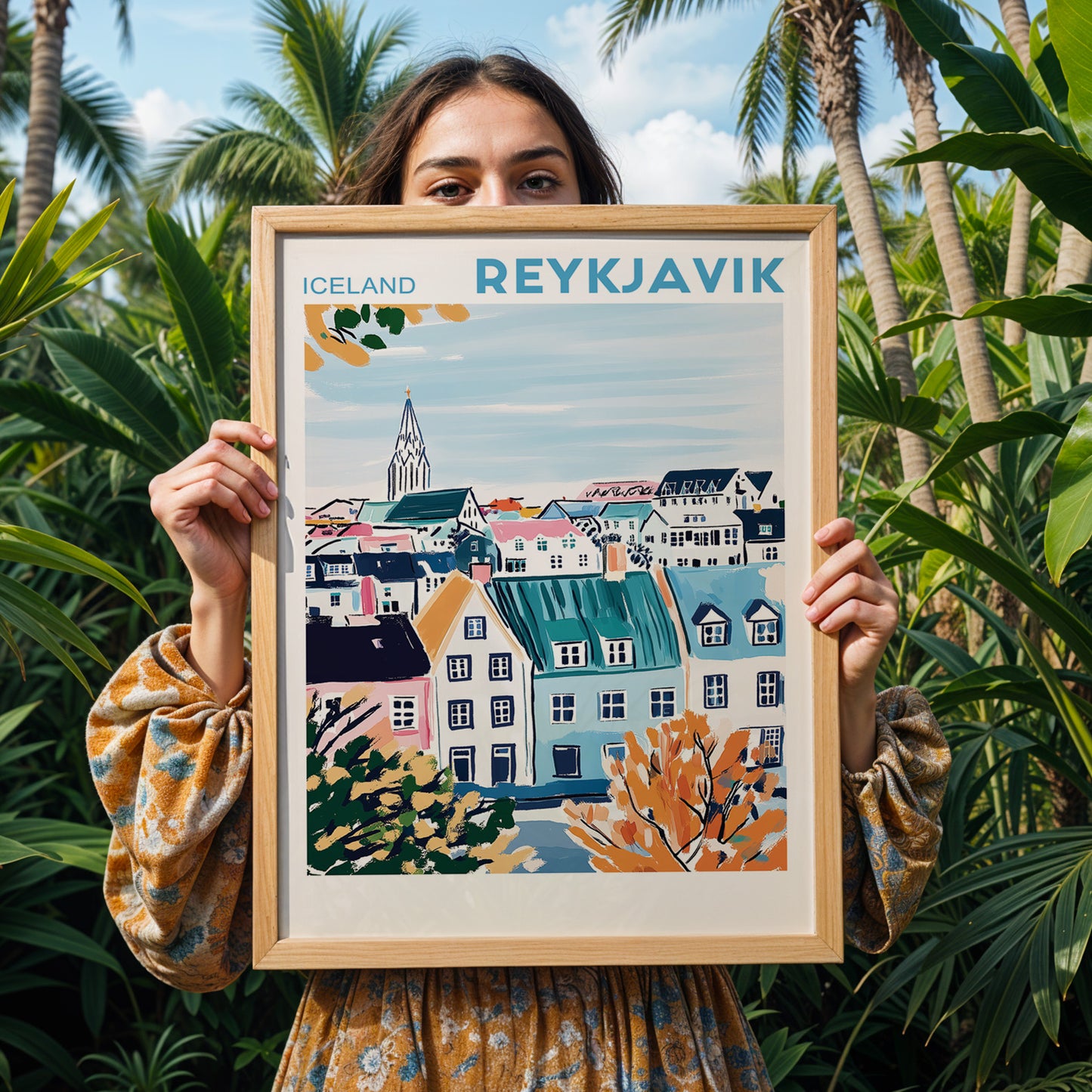 Reykjavík, Iceland Poster