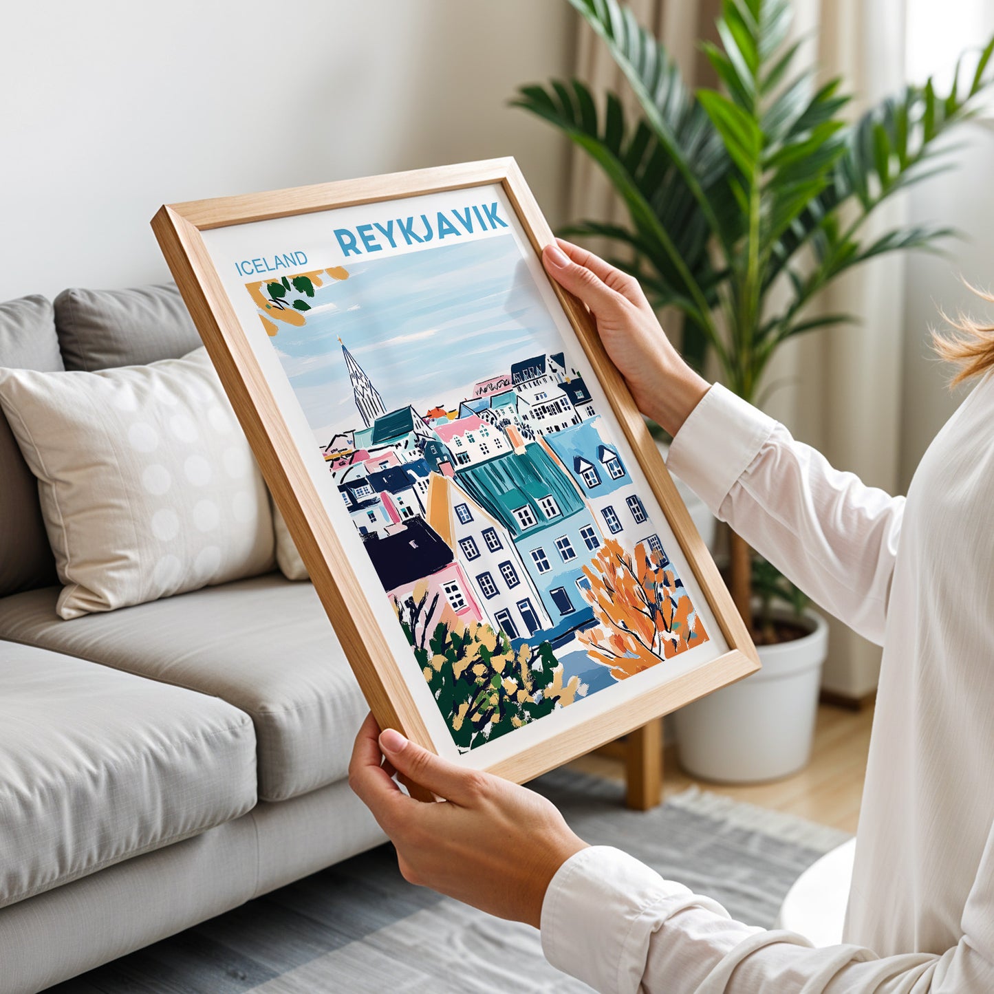 Reykjavík, Iceland Poster