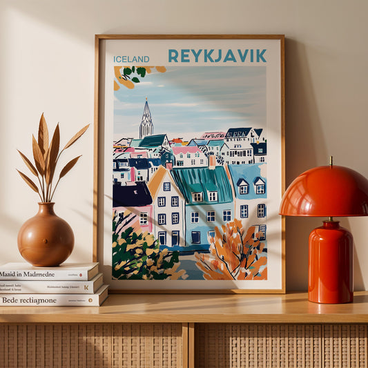 Reykjavík, Iceland Poster