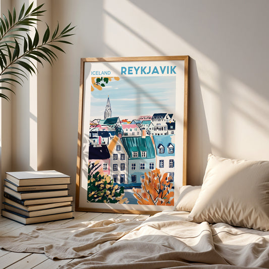Reykjavík, Iceland Poster