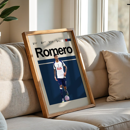 Tottenham - Cristian Romero Poster