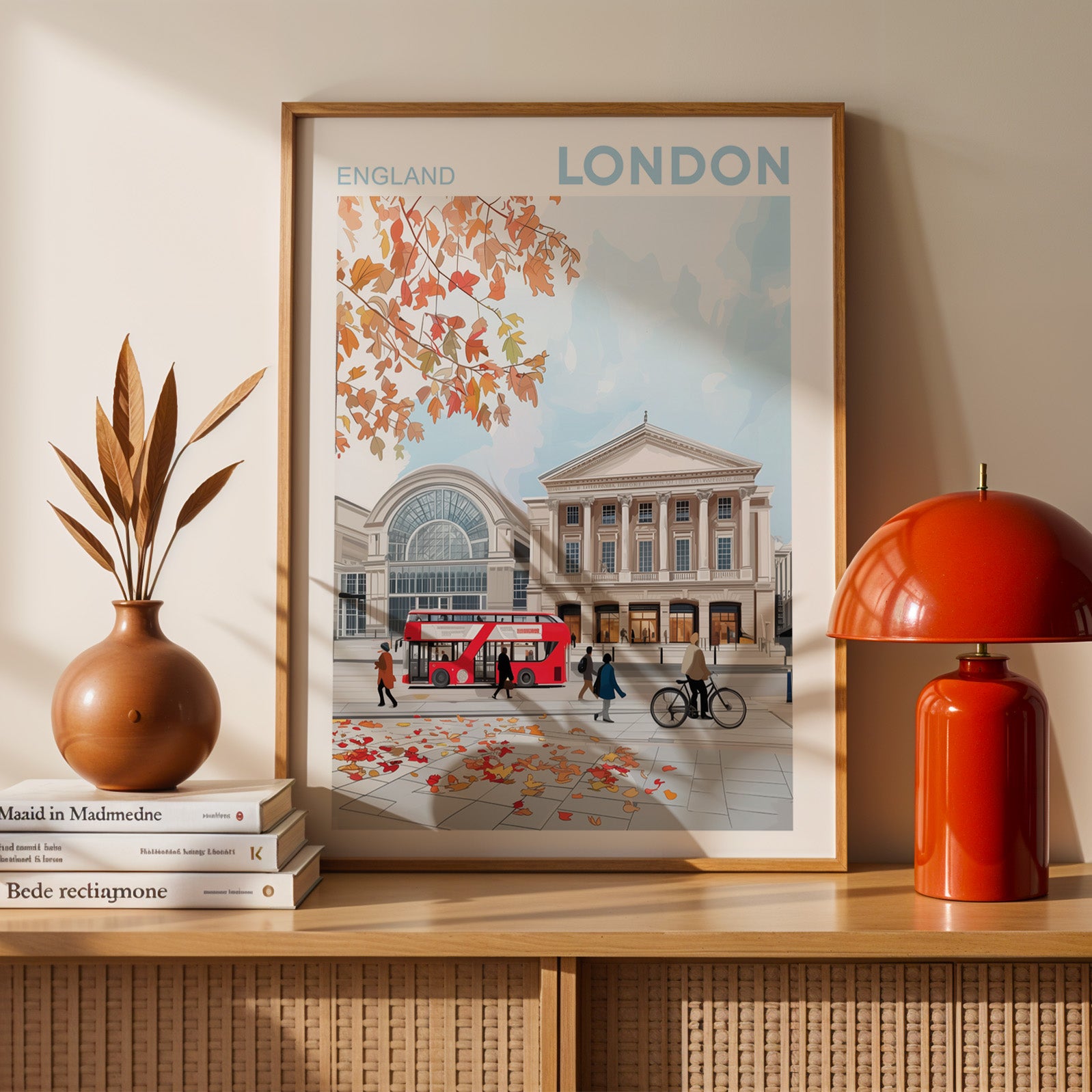 Royal Opera House, Covent Garden Poster – London Travel Wall Art Print ...