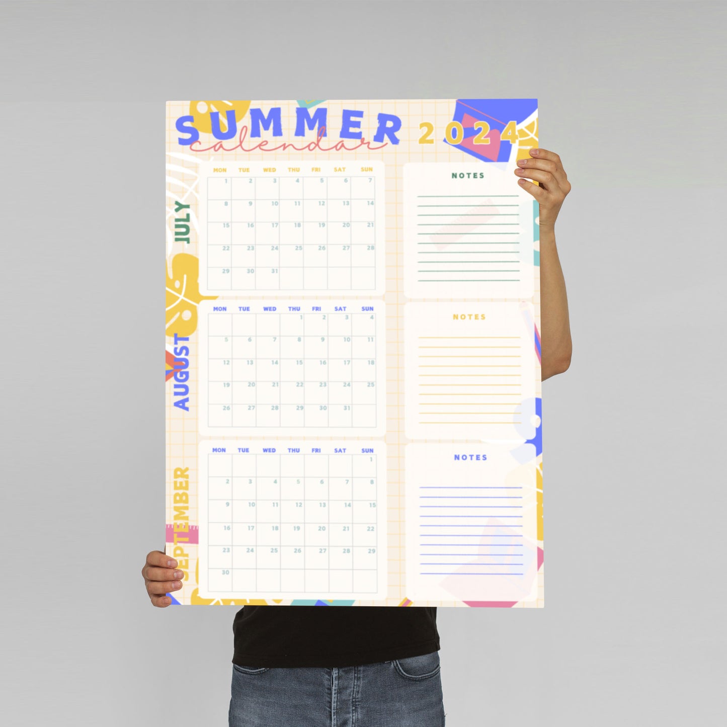 Summer Wall Calendar