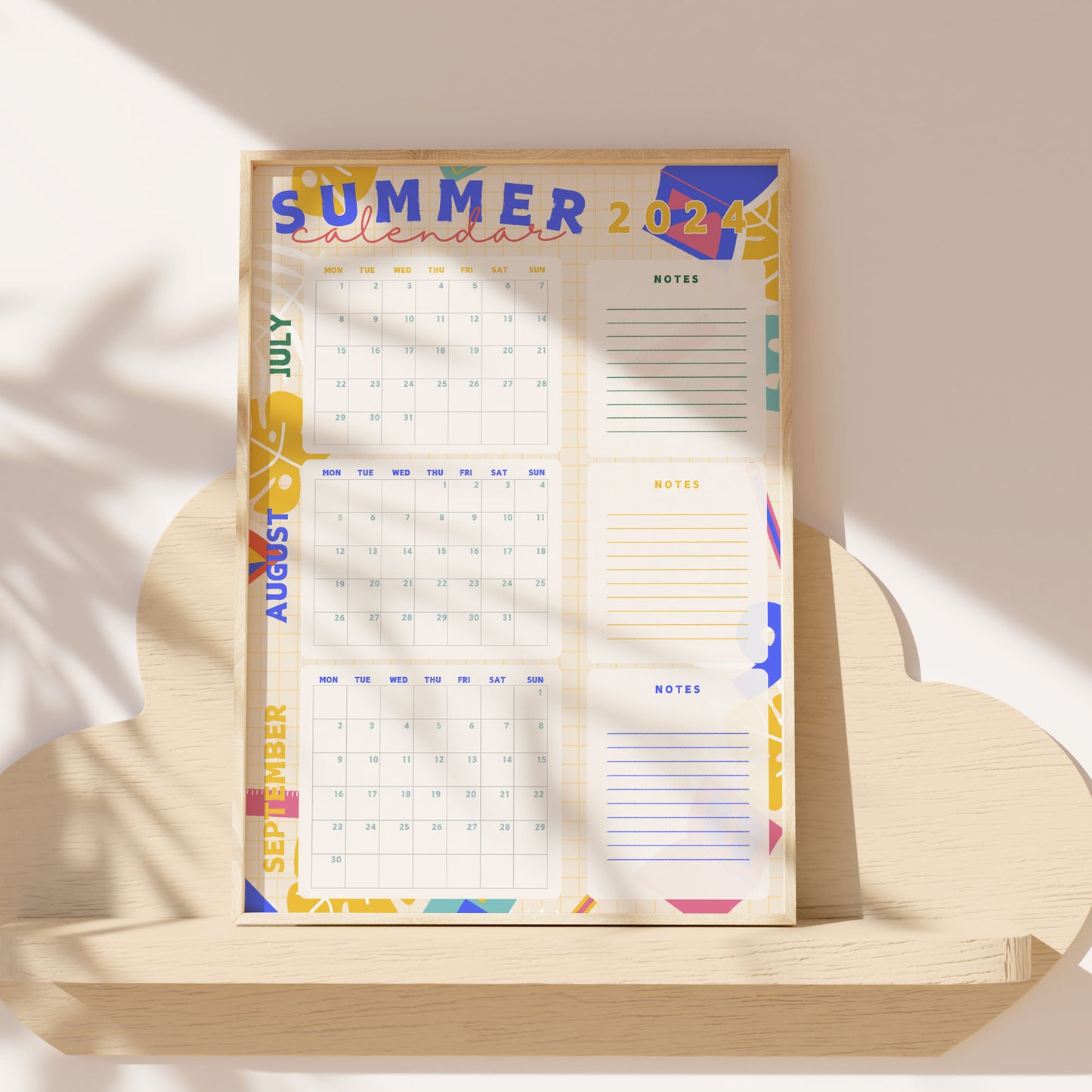 Summer Wall Calendar