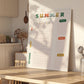 Summer Holiday Wall Calendar