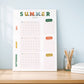 Summer Holiday Wall Calendar