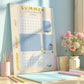 Pastel Blue Summer Holiday Planner