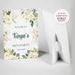 White Rose Hen Party Welcome Sign