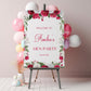 Red Rose Hen Party Welcome Sign