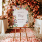 Rust Floral Hen Party Welcome Sign