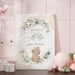 Baby Bear Eucalyptus Baby Shower Sign