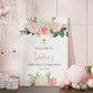 Blush Pink 1st Holy Communion Welcome Sign