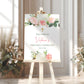Blush Pink 1st Holy Communion Welcome Sign