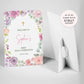 Pink Pastel 1st Holy Communion Welcome Sign