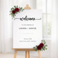 Monochrome Wedding Welcome Sign