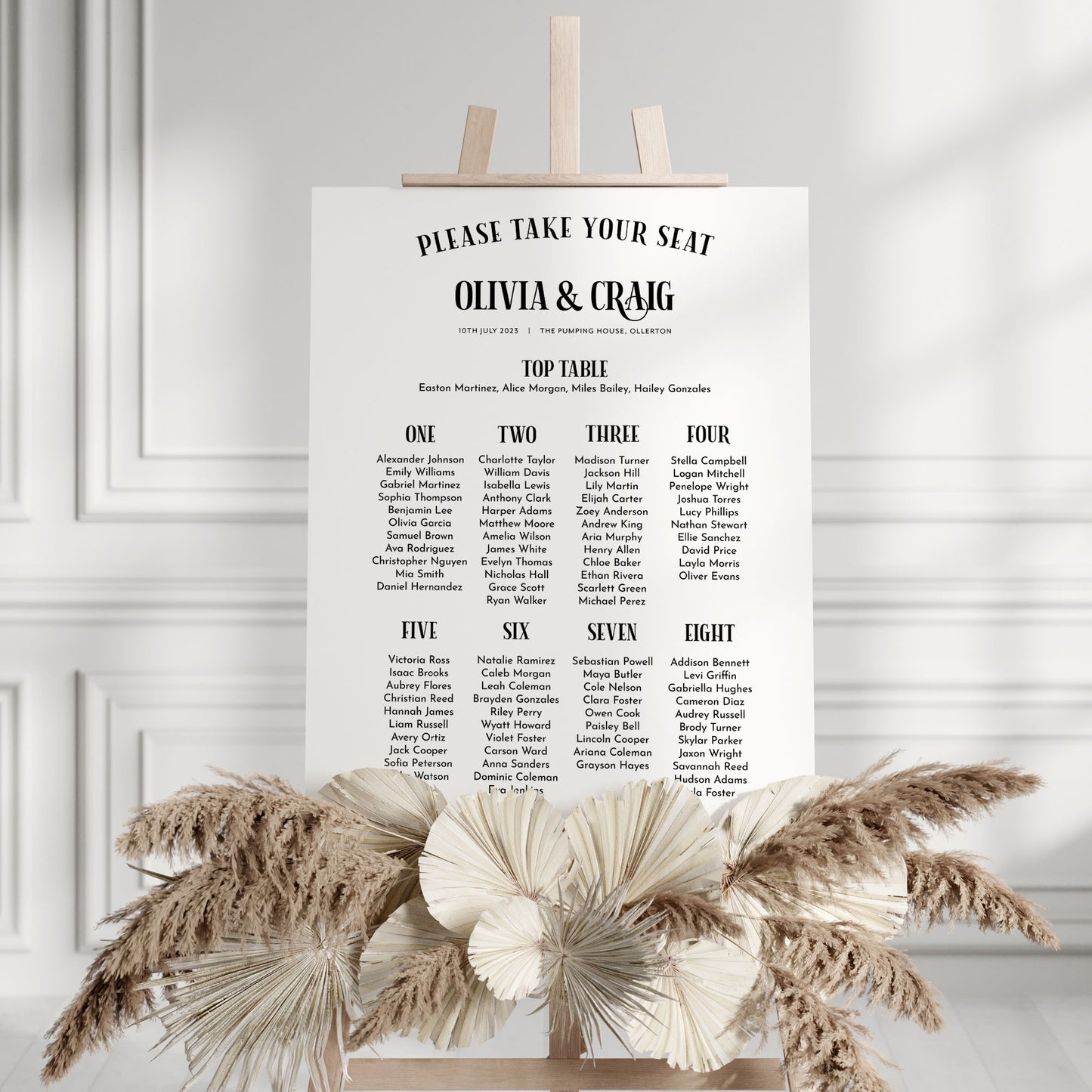 Wedding Seating Plan