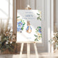 Blue Peter Rabbit Baby Shower Sign