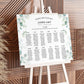 Eucalyptus Wedding Seating Plan Sign