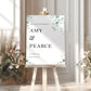 Eucalyptus Wedding Welcome Sign