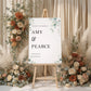 Eucalyptus Wedding Welcome Sign