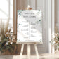 Eucalyptus Wedding Timeline Sign, Order of Events