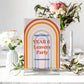 Rainbow School Leavers Party Selfie Frame