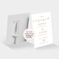 White and Gold Engagement Party Welcome Sign