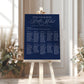 Navy Wedding Table Plan