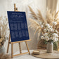 Navy Wedding Table Plan