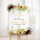 Sunflower Wedding Welcome Sign