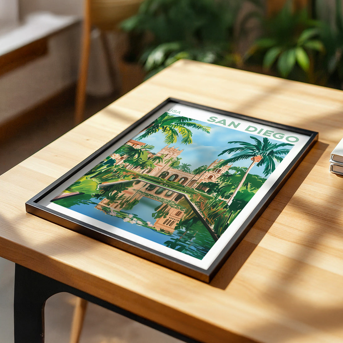 San Diego, California Poster – Balboa Park