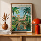 San Diego, California Poster – Balboa Park