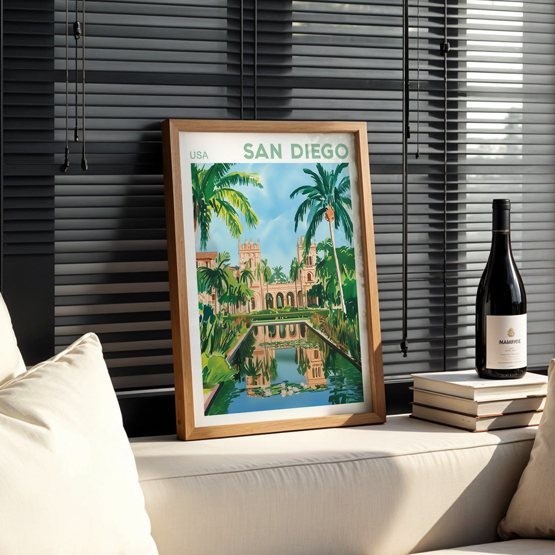 San Diego, California Poster – Balboa Park