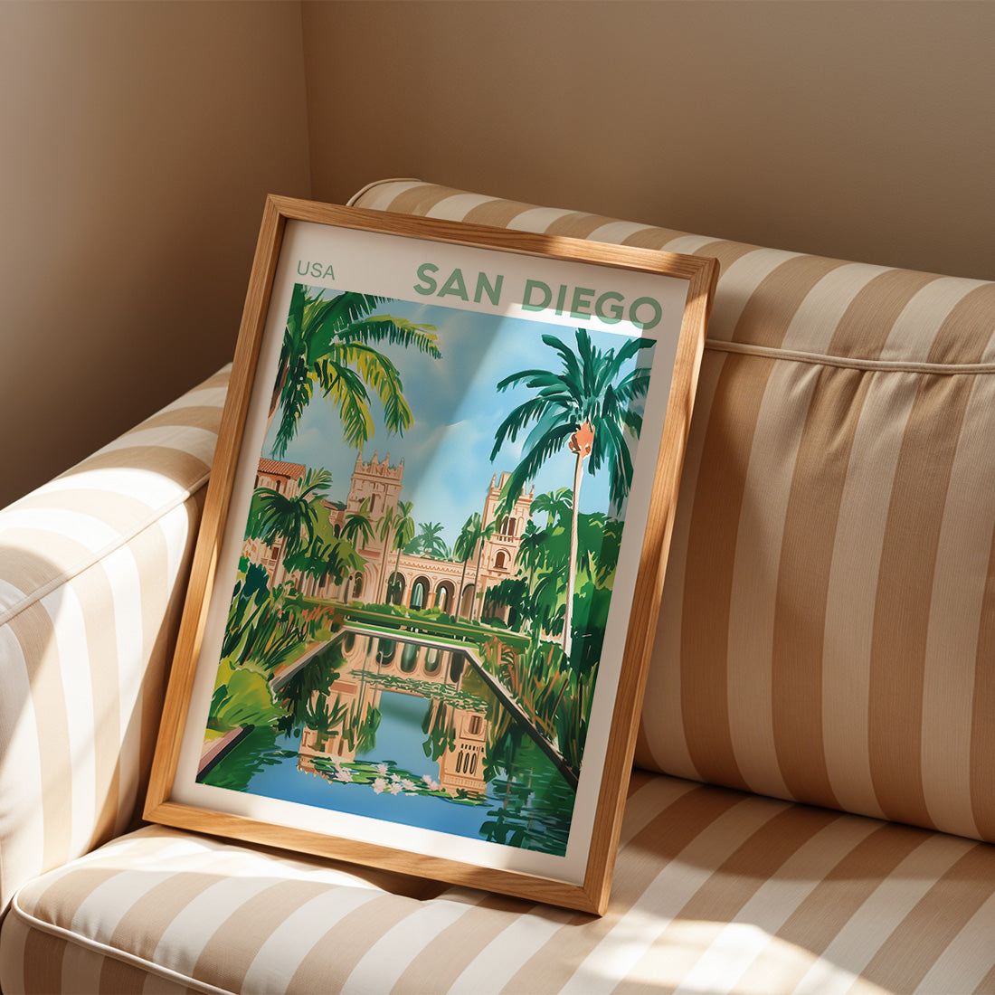 San Diego, California Poster – Balboa Park