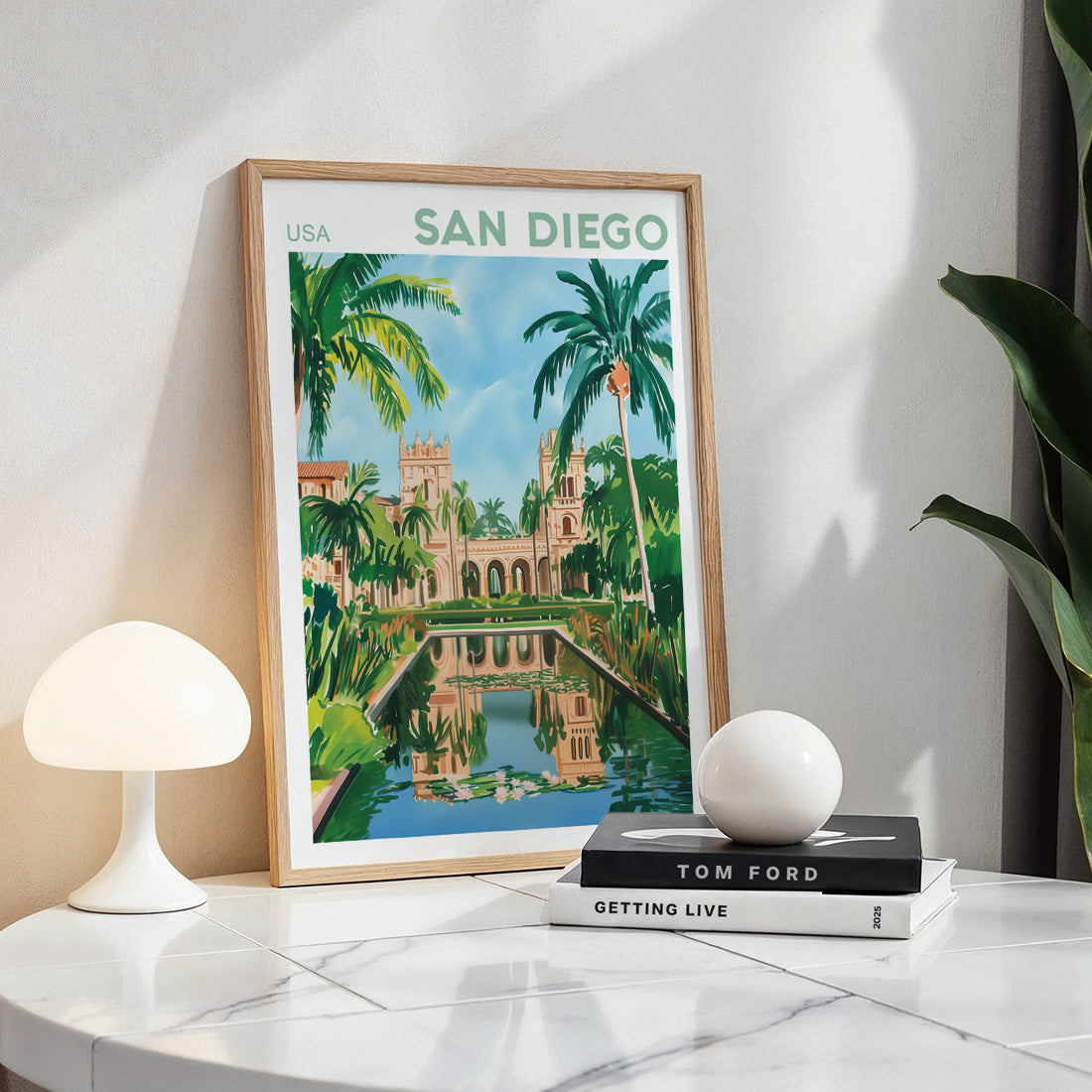 San Diego, California Poster – Balboa Park