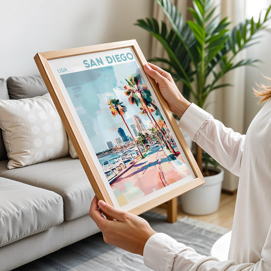 San Diego, California Poster (Beach)