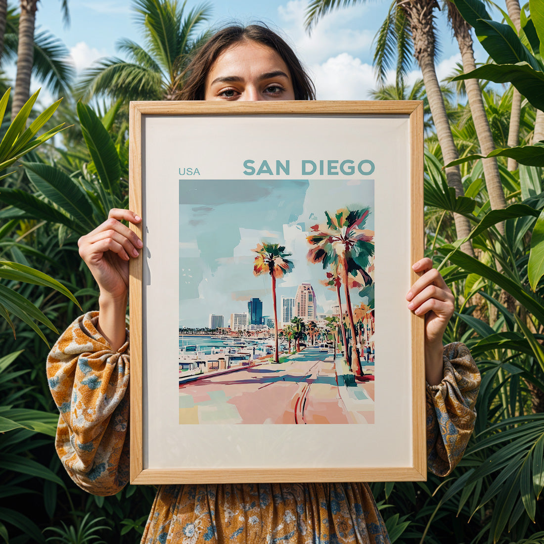 San Diego, California Poster (Beach)