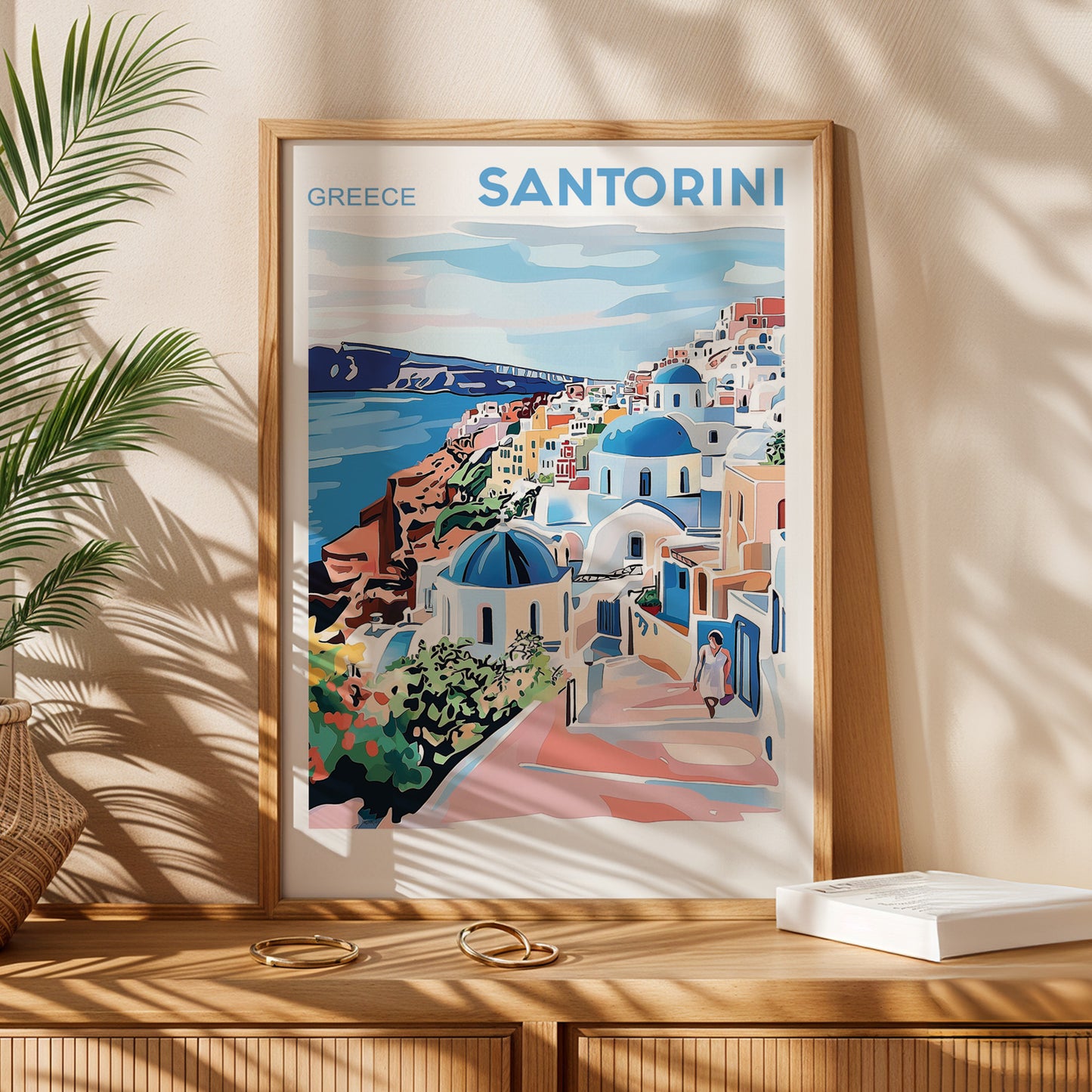 Santorini, Greece Poster