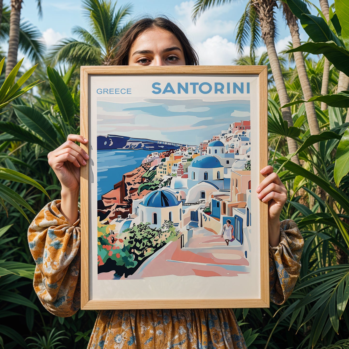 Santorini, Greece Poster