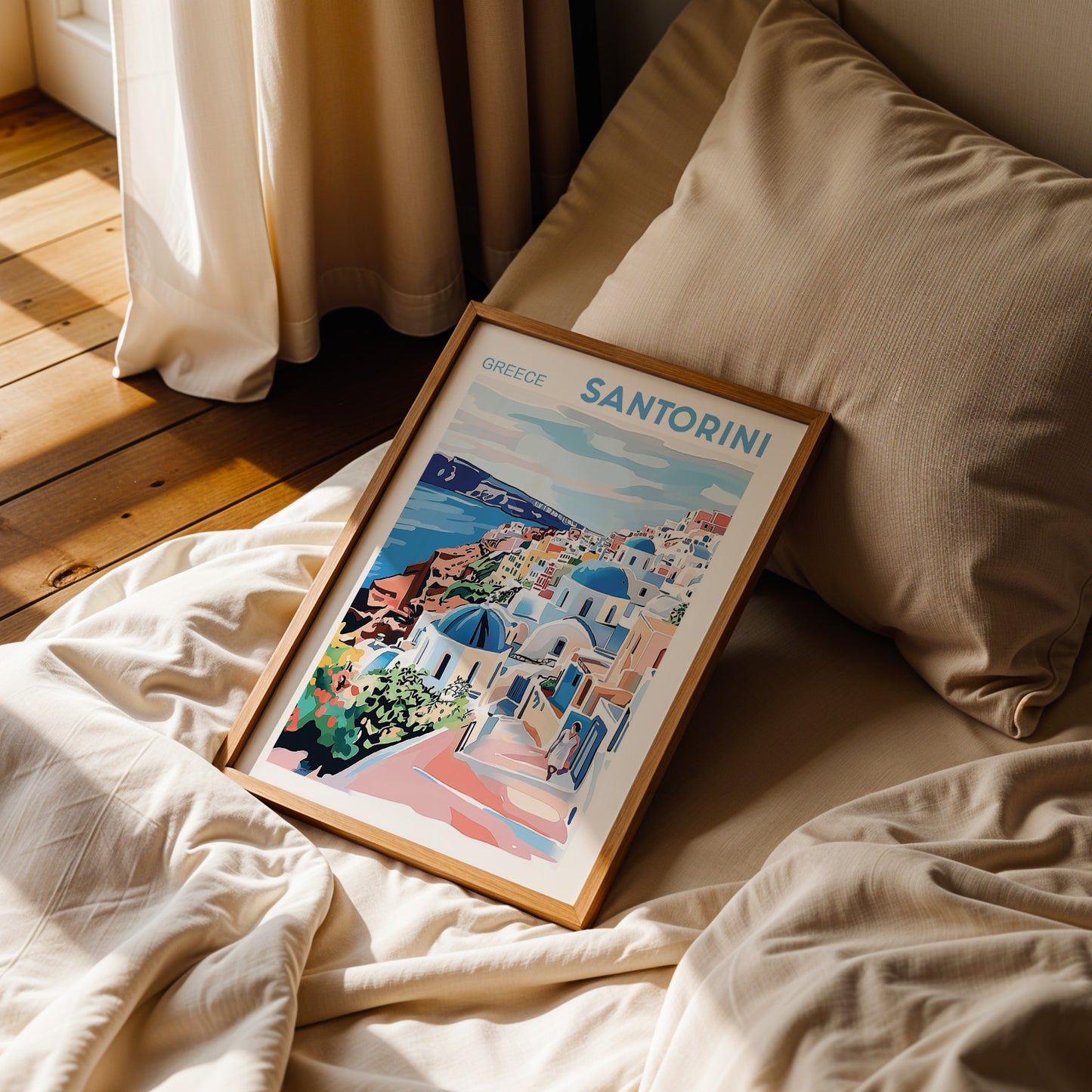 Santorini, Greece Poster