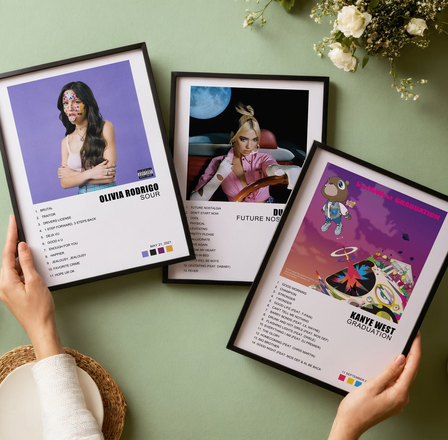 Set of 3 Choose Your Own Album Posters