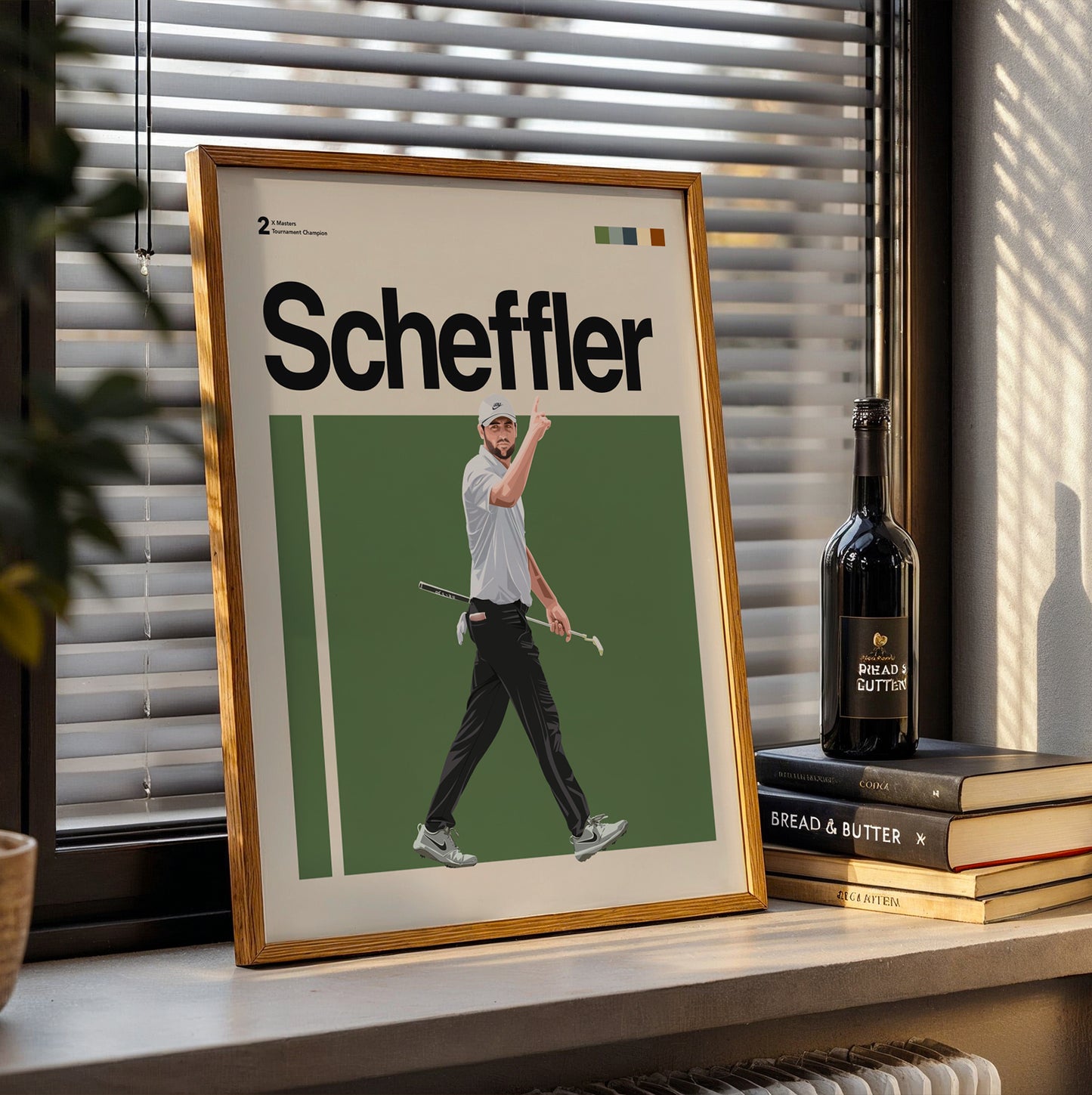 Scottie Scheffler Golf Poster