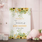 Sunflower Baby Shower Sign