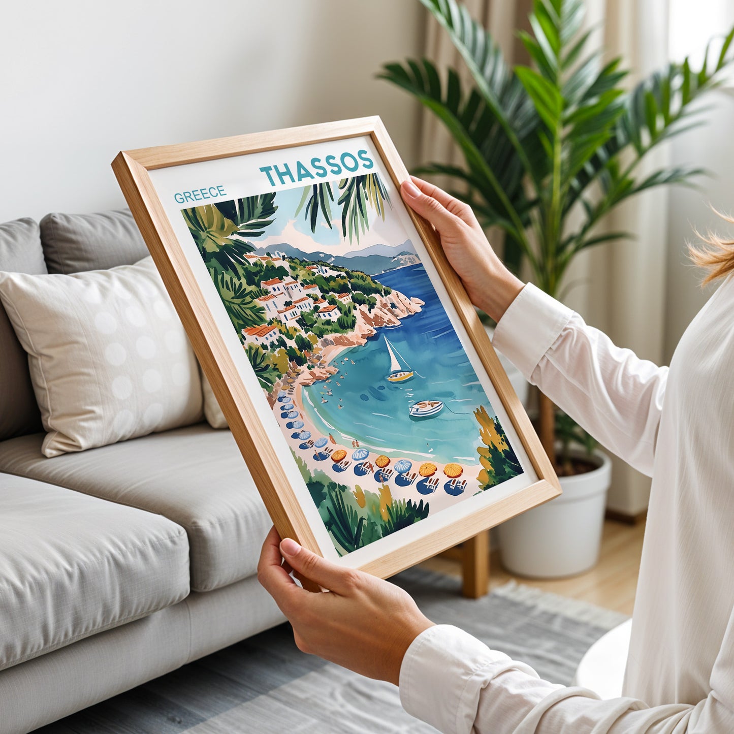 Thassos, Greece Poster