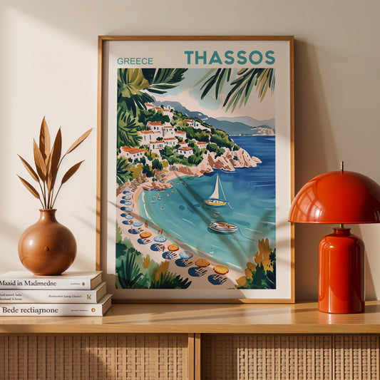 Thassos, Greece Poster