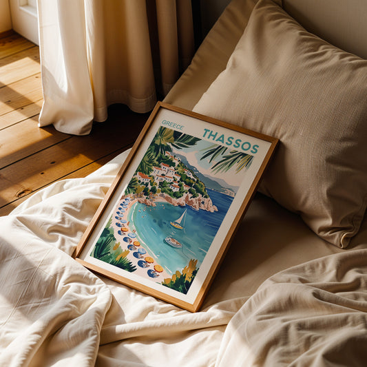 Thassos, Greece Poster